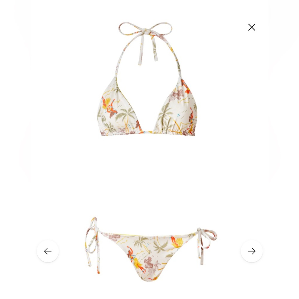 Aloha marina Hula Creamsicle Bikini